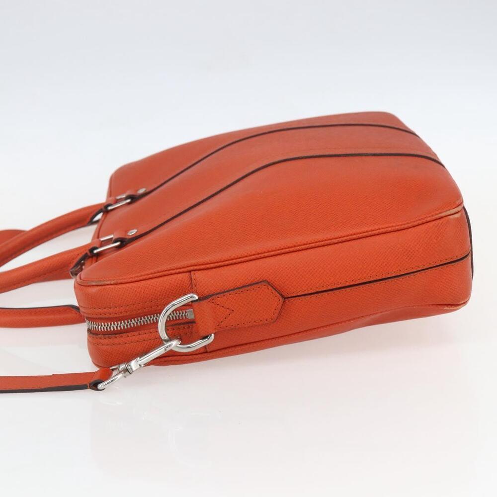 LOUIS VUITTON Taiga Porte Documents Voyage Bag Orange M30637 LV Auth 156354 - Picture 3 of 16